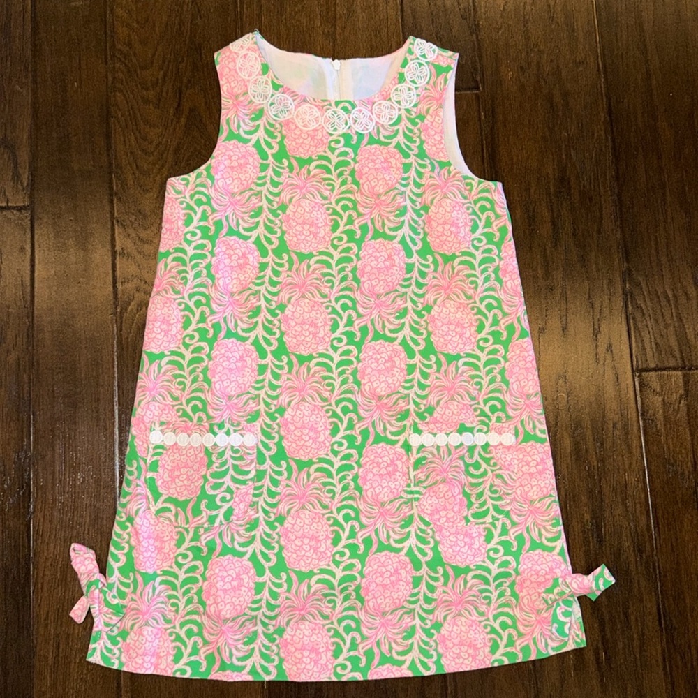 Lilly Pulitzer girls cotton shift dress nwot 6